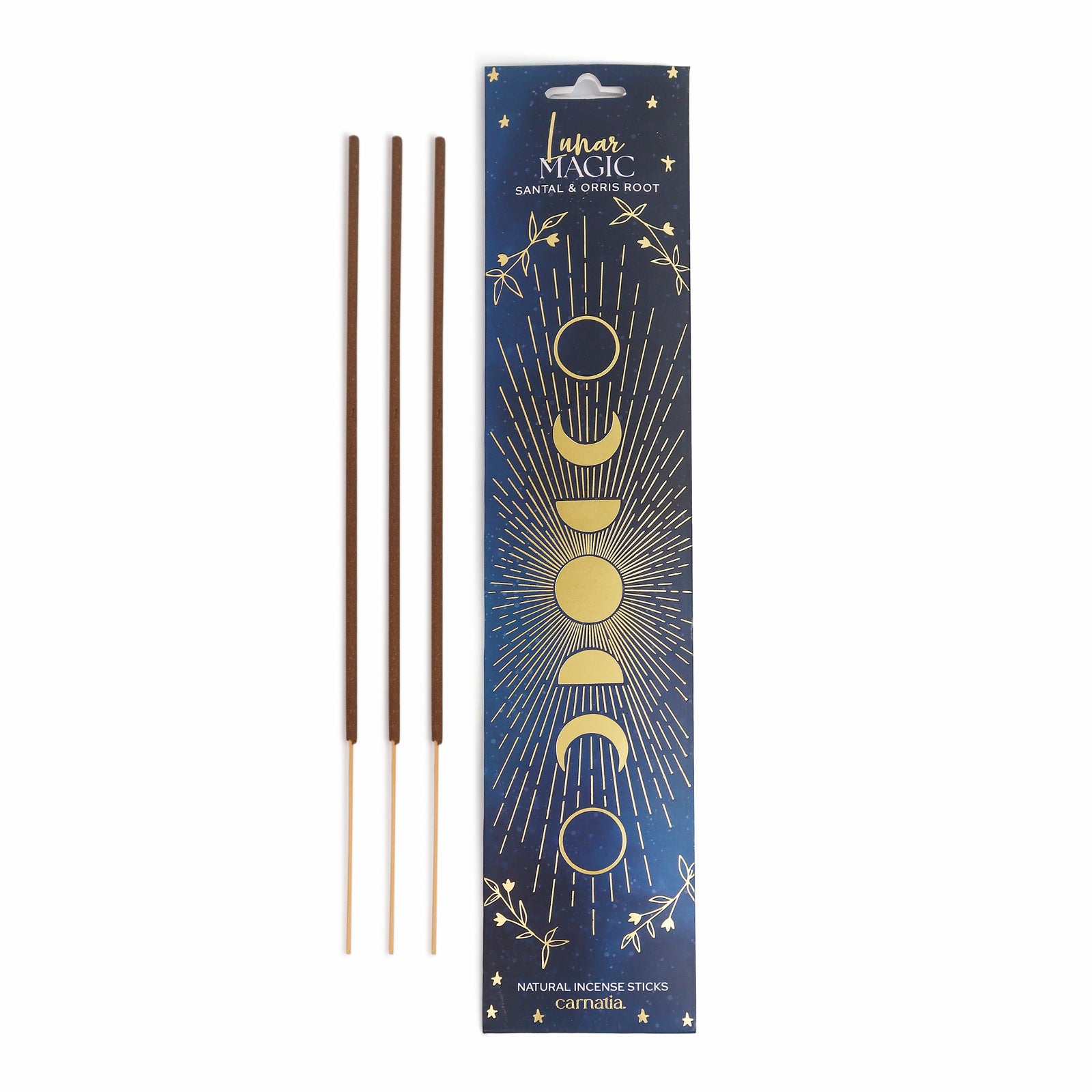 Carnatia Starry Spell Lunar Magic Incense 6 Pack | Santal & Orris Root Home Fragrance