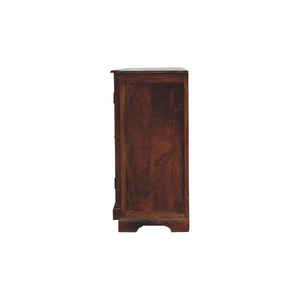 Carved Glazed Sideboard | Chestnut Finish | Decorative Dining Storage