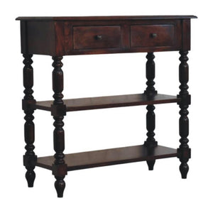 Cherry Turned Leg Side Table | Solid Wood | Occasional Table