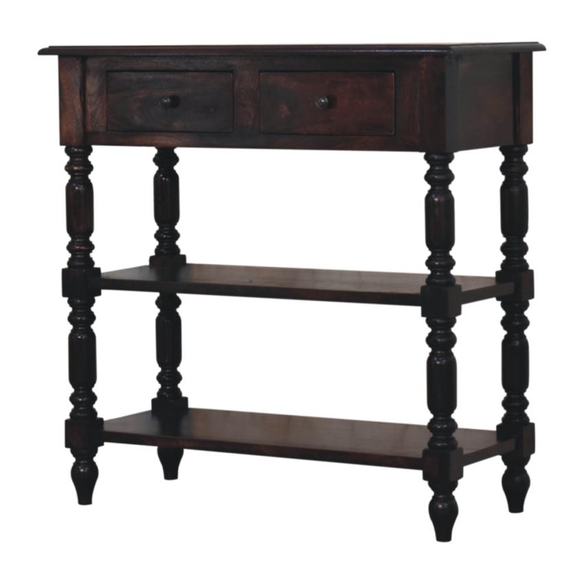 Cherry Turned Leg Side Table | Solid Wood | Occasional Table