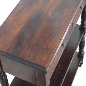 Cherry Turned Leg Side Table | Solid Wood | Occasional Table
