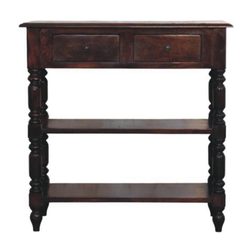 Cherry Turned Leg Side Table | Solid Wood | Occasional Table