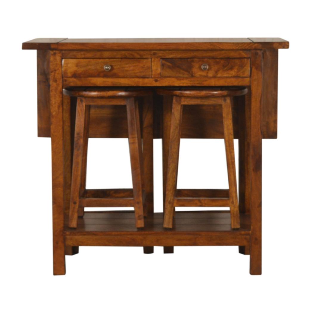 Chestnut Breakfast Table | Compact Dining | Casual Kitchen Furniture