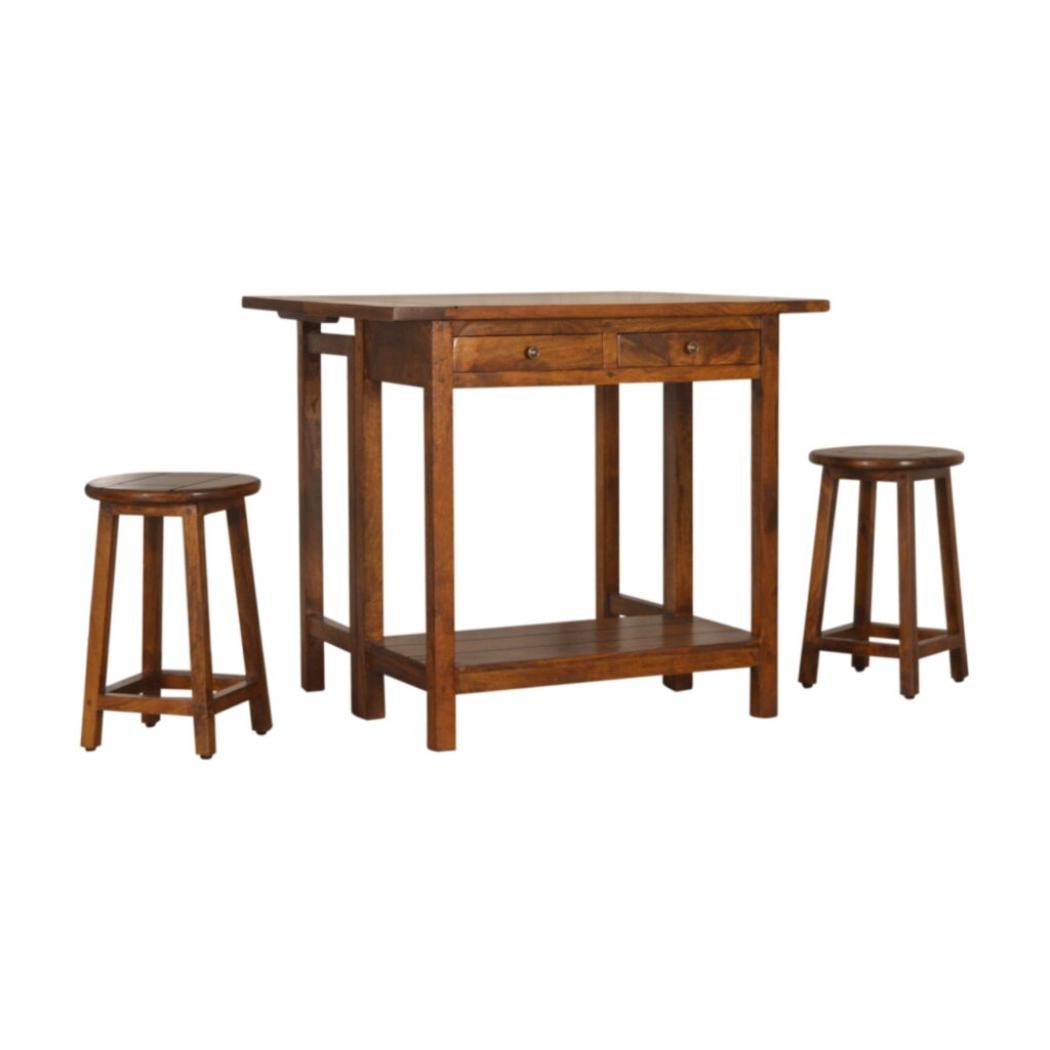 Chestnut Breakfast Table | Compact Dining | Casual Kitchen Furniture