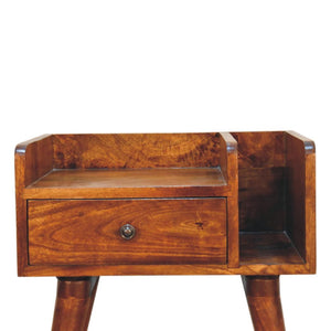 Chestnut Collective Bedside | Solid Mango Wood | Artisan-Crafted Design