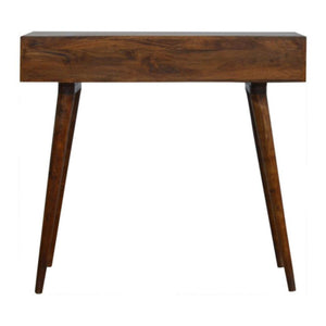 Chestnut Cube Console Table | Distinctive Detail | Versatile Home Furniture
