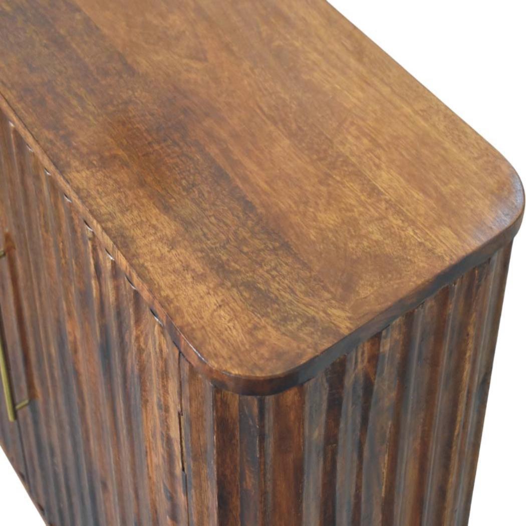 Chestnut Curve Sideboard | Sculptural Dining Room Storage
