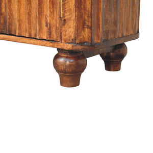 Chestnut Curve Sideboard | Sculptural Dining Room Storage