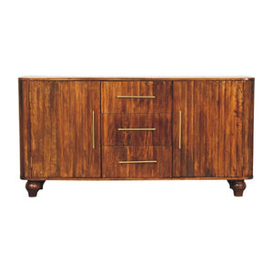 Chestnut Curve Sideboard | Sculptural Dining Room Storage