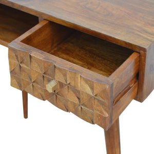 Chestnut Diamond Writing Desk | Distinctive Detail | Versatile Home Furniture