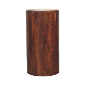 Chestnut Drum Chest | Solid Mango Wood | Rounded Drum Profile