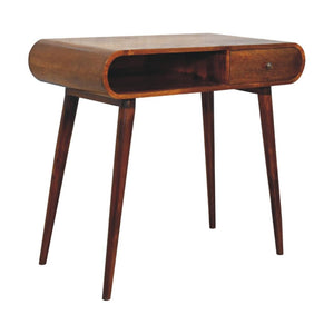 Chestnut London Open Console | Solid Mango Wood | Open Storage Design