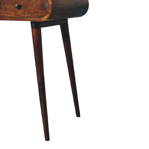 Chestnut London Open Console | Solid Mango Wood | Open Storage Design