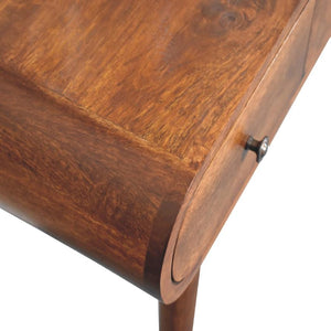 Chestnut Mirror Dressing Table | Solid Mango Wood | Bedroom Vanity