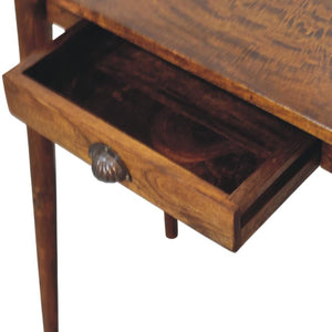 Chestnut Nordic Writing Desk | Compact Timber Desk | Home Office Style