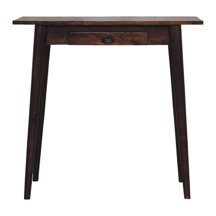 Chestnut Nordic Writing Desk | Compact Timber Desk | Home Office Style