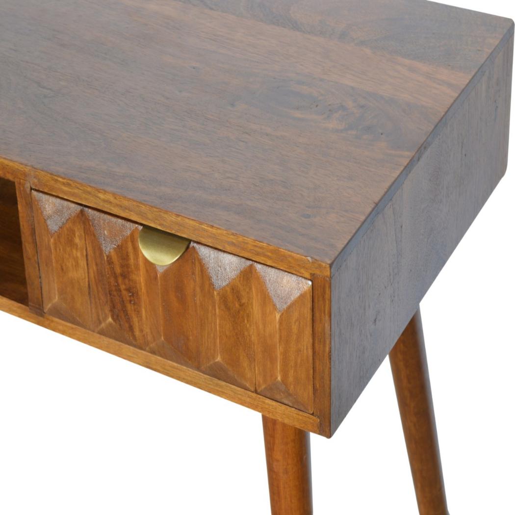 Chestnut Prism Writing Desk | Chestnut Finish | Home Office Desk