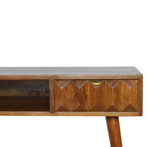 Chestnut Prism Writing Desk | Chestnut Finish | Home Office Desk