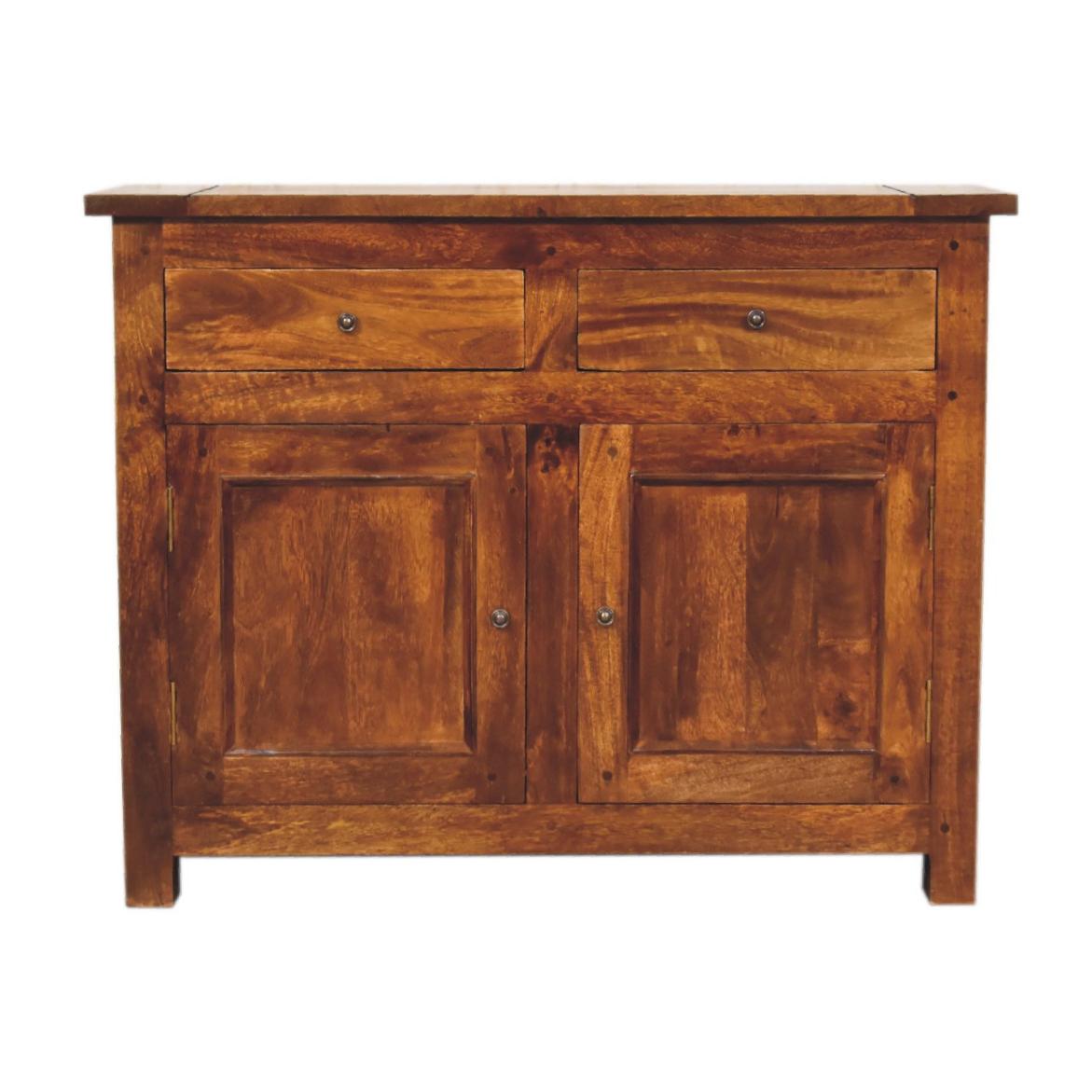 Chestnut Sideboard | 2 Drawer Storage | Dining & Living Room Cabinet