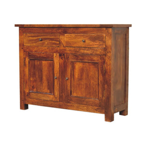 Chestnut Sideboard | 2 Drawer Storage | Dining & Living Room Cabinet
