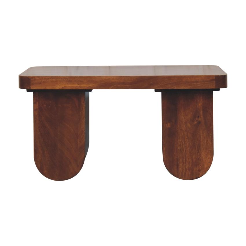 Chunky Chestnut Coffee Table | Solid Wood Living Room Centrepiece