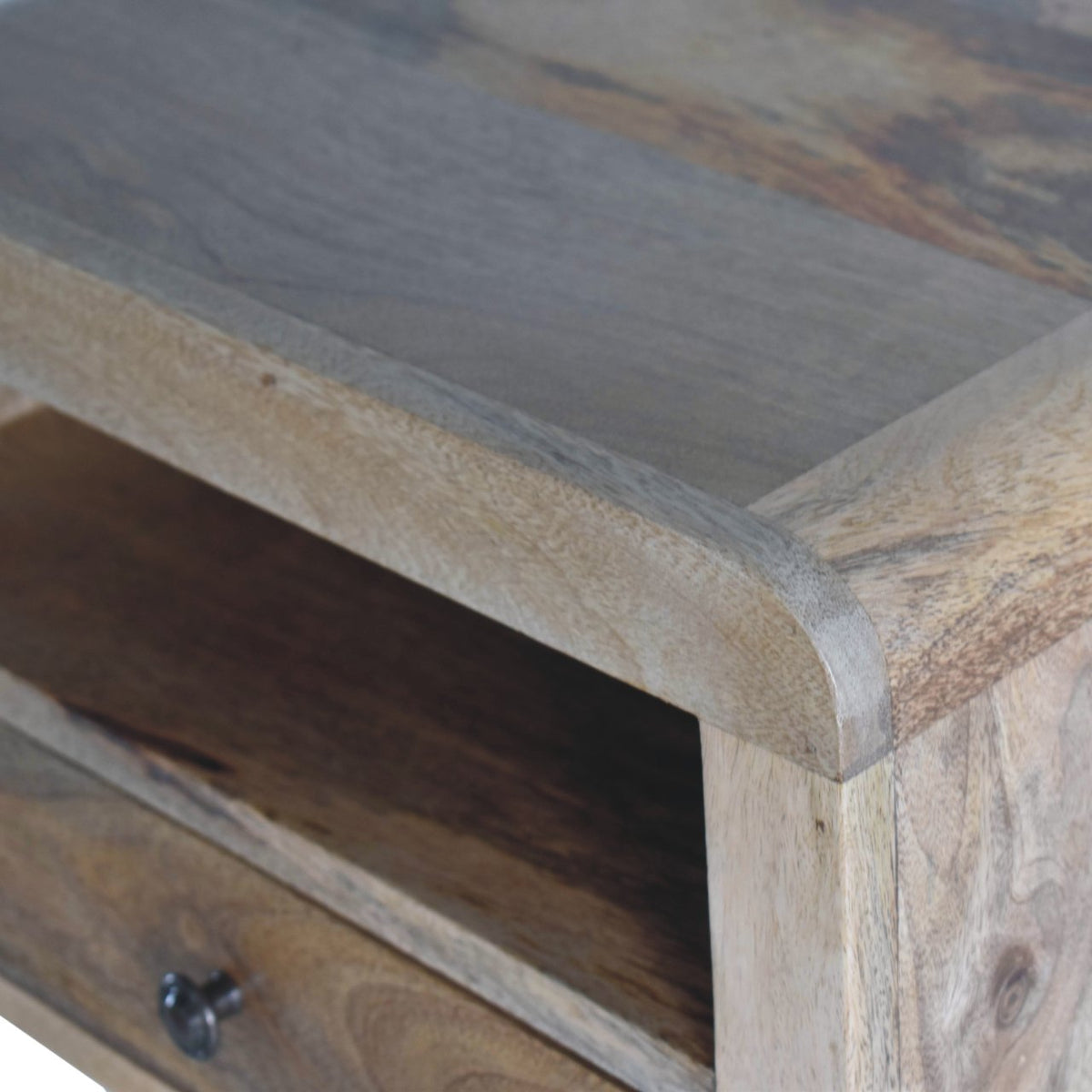 Chunky Floating Bedside Table | Oak Finish | Wall-Mounted Design