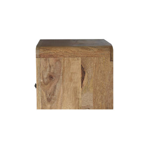 Chunky Floating Bedside Table | Oak Finish | Wall-Mounted Design