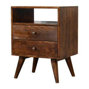 Classic Bedside Table | Chestnut Finish | Timeless Bedroom Storage