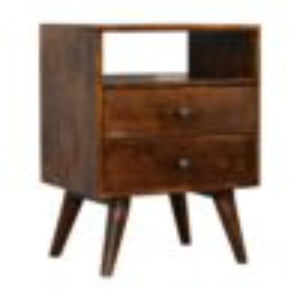 Classic Bedside Table | Chestnut Finish | Timeless Bedroom Storage