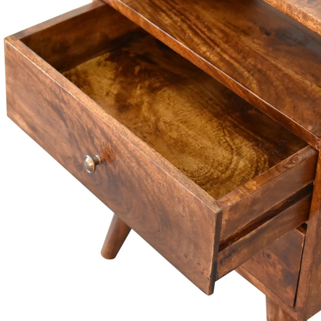 Classic Bedside Table | Chestnut Finish | Timeless Bedroom Storage