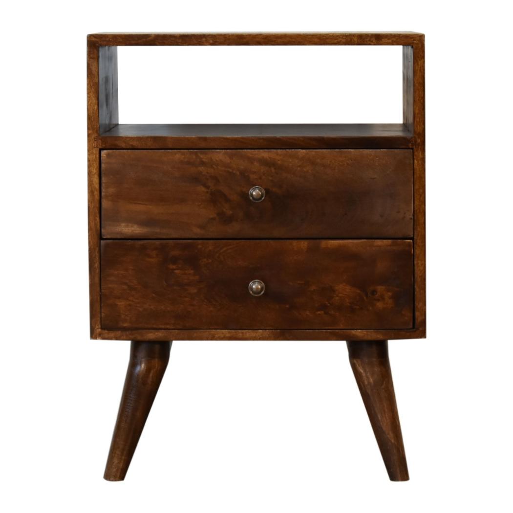 Classic Bedside Table | Chestnut Finish | Timeless Bedroom Storage