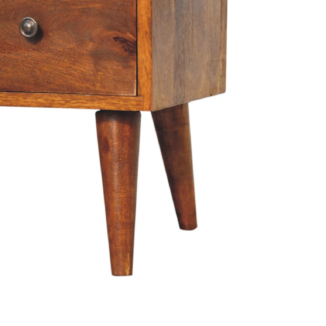 Classic Coffee Table | Solid Mango Wood | Chestnut Finish | Living Room