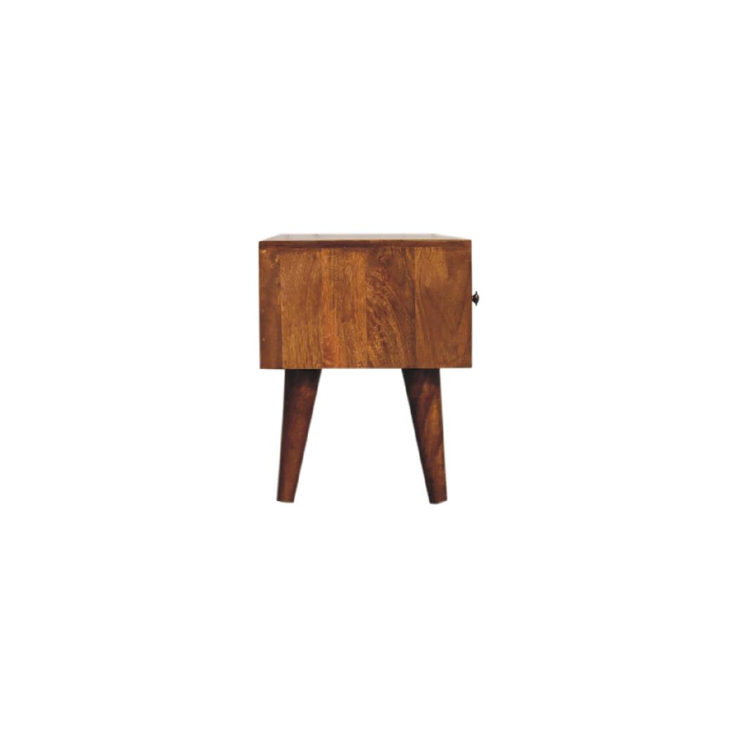 Classic Coffee Table | Solid Mango Wood | Chestnut Finish | Living Room