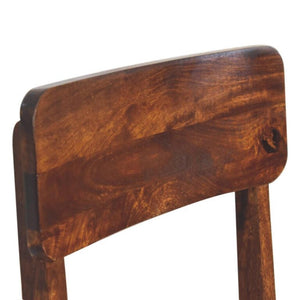 Classic Dining Chair | Chestnut Finish | Timeless Timber Style
