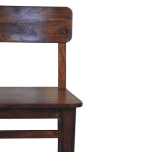 Classic Dining Chair | Chestnut Finish | Timeless Timber Style