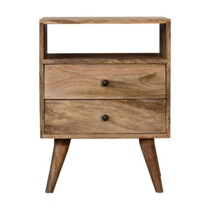 Classic Oak-Inspired Bedside Table | Natural Finish | Timeless Bedroom Storage