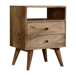 Classic Oak-Inspired Bedside Table | Natural Finish | Timeless Bedroom Storage