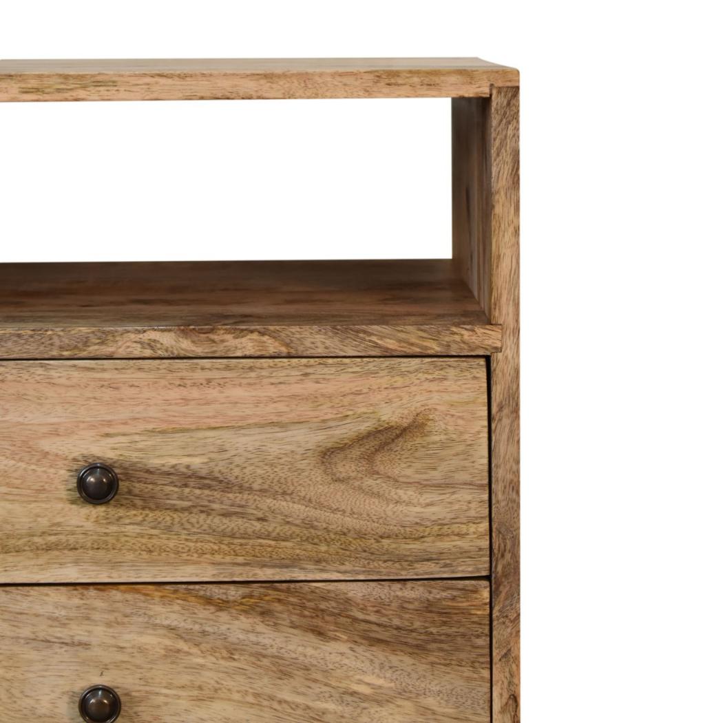 Classic Oak-Inspired Bedside Table | Natural Finish | Timeless Bedroom Storage
