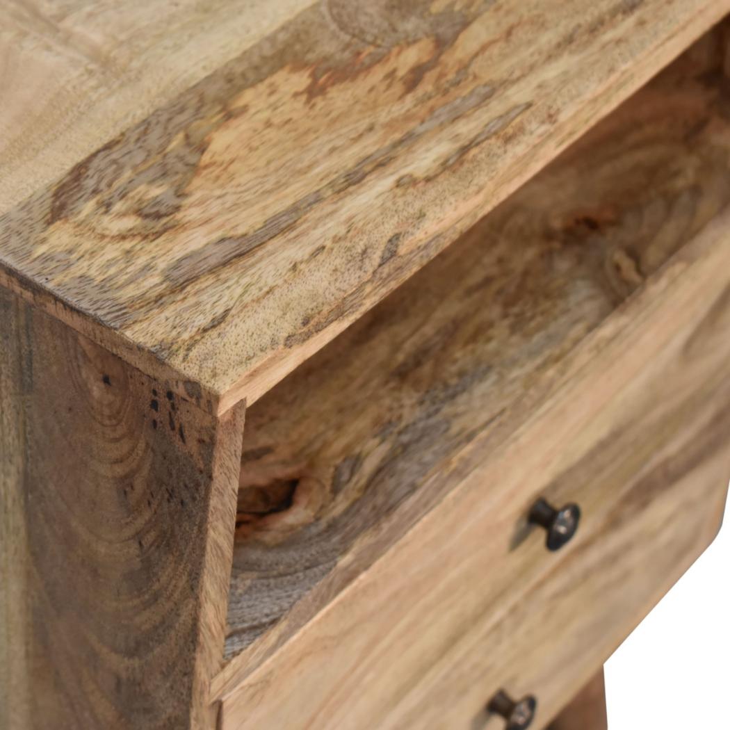 Classic Oak-Inspired Bedside Table | Natural Finish | Timeless Bedroom Storage