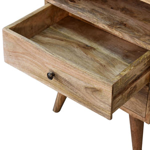 Classic Oak-Inspired Bedside Table | Natural Finish | Timeless Bedroom Storage