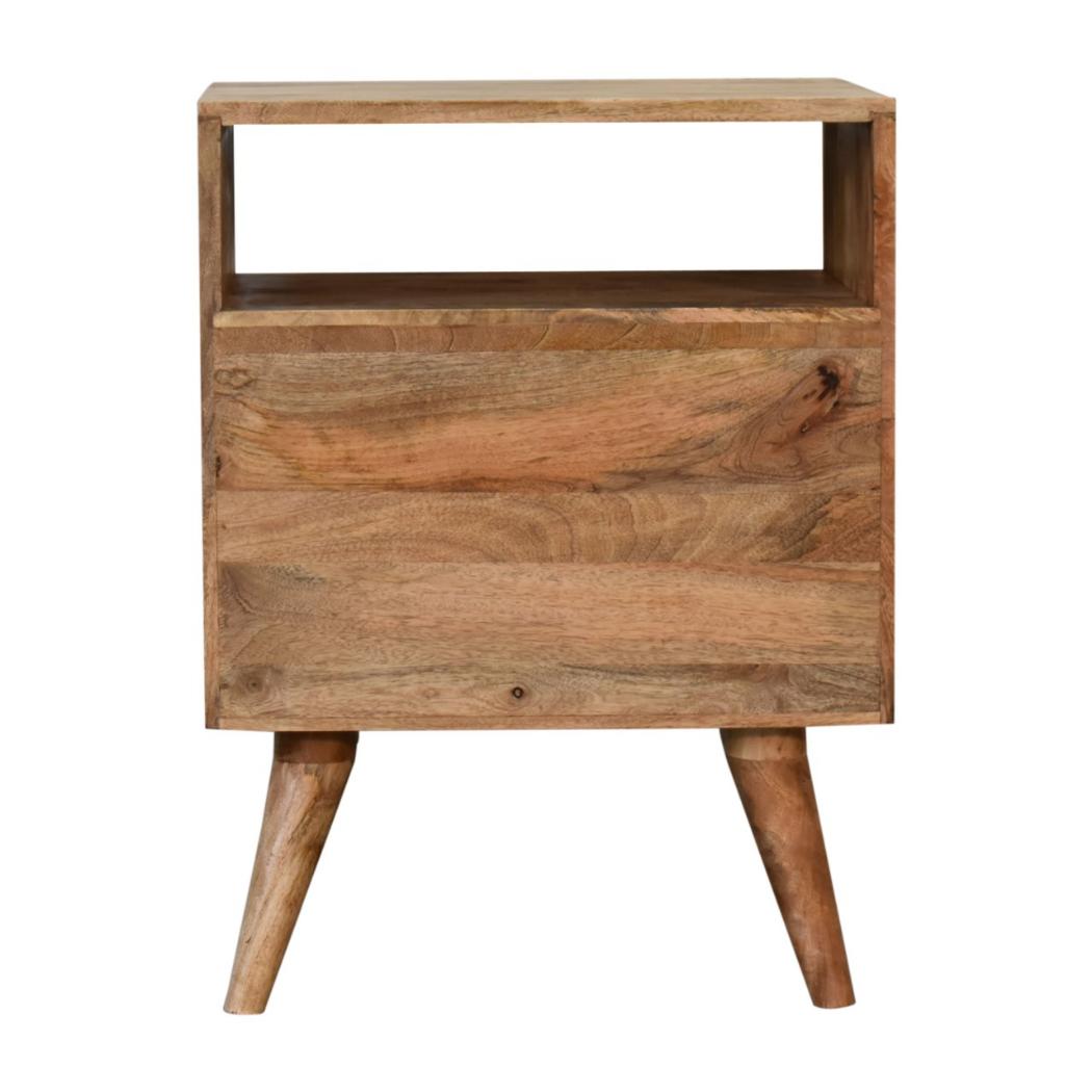 Classic Oak-Inspired Bedside Table | Natural Finish | Timeless Bedroom Storage