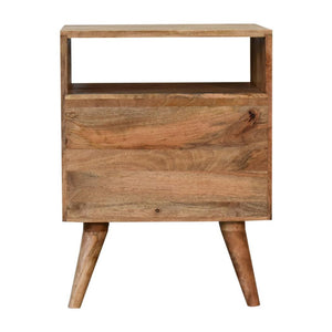 Classic Oak-Inspired Bedside Table | Natural Finish | Timeless Bedroom Storage