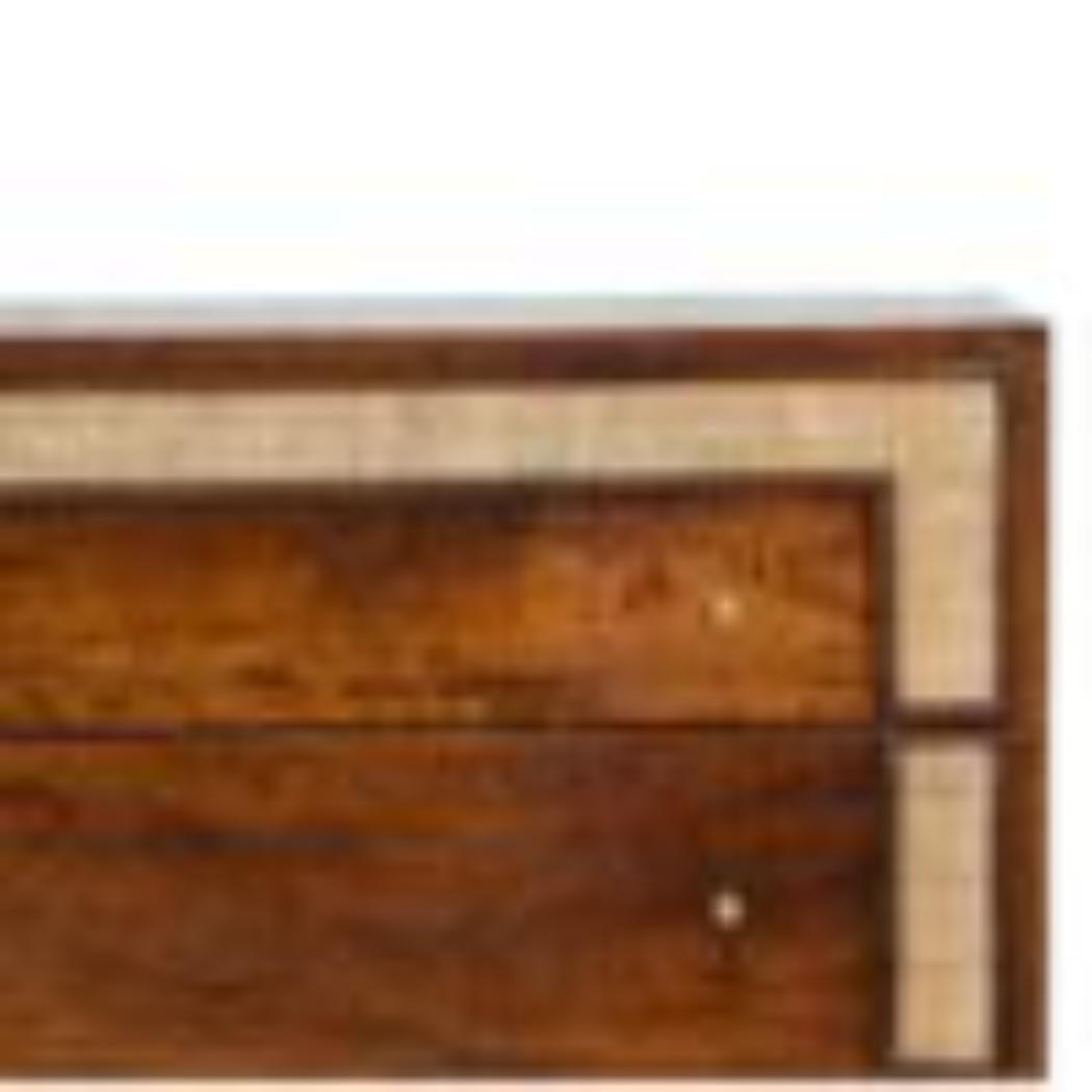 Close-Knit Chest of Drawers | Chestnut Finish | Textured Bedroom Storage