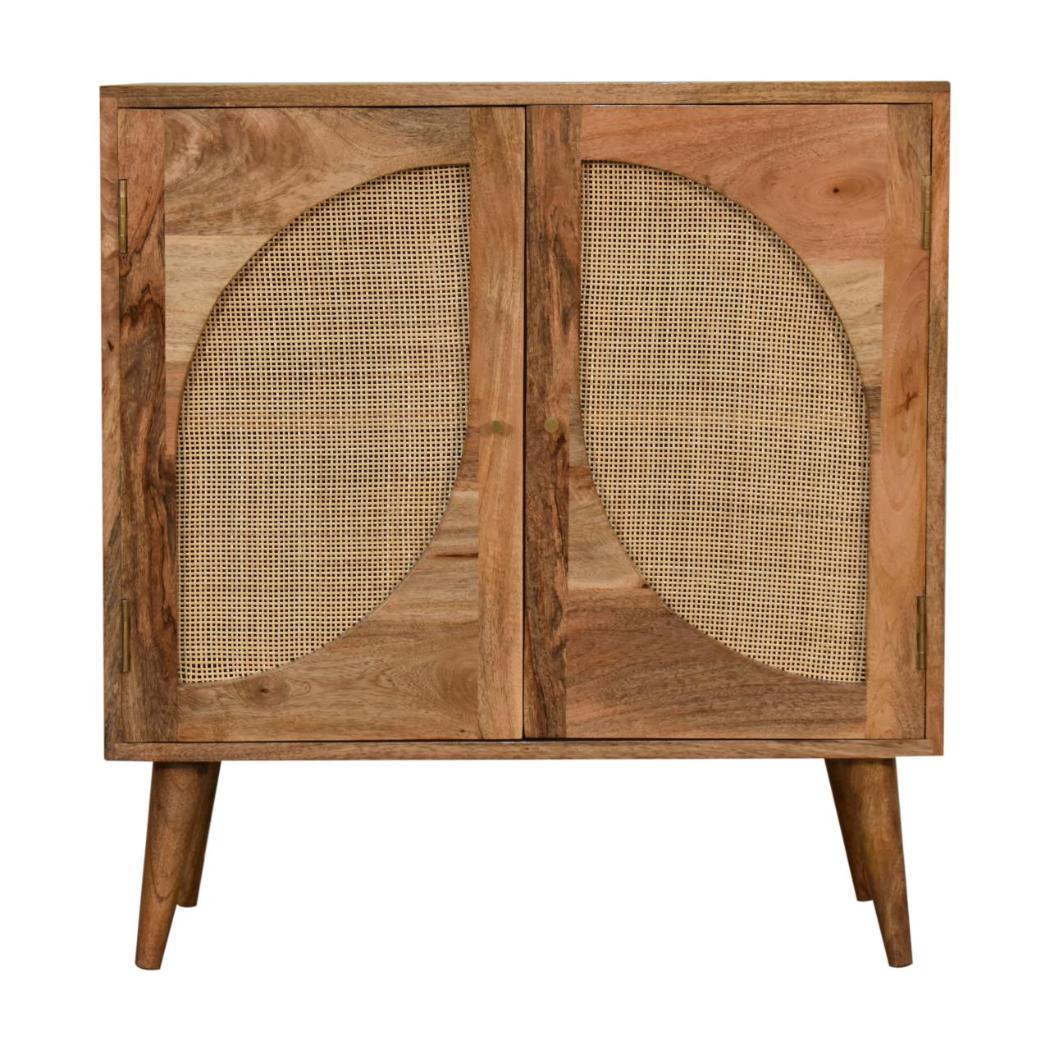 Close-Knit Leaf Cabinet | Botanical Pattern | Decorative Storage