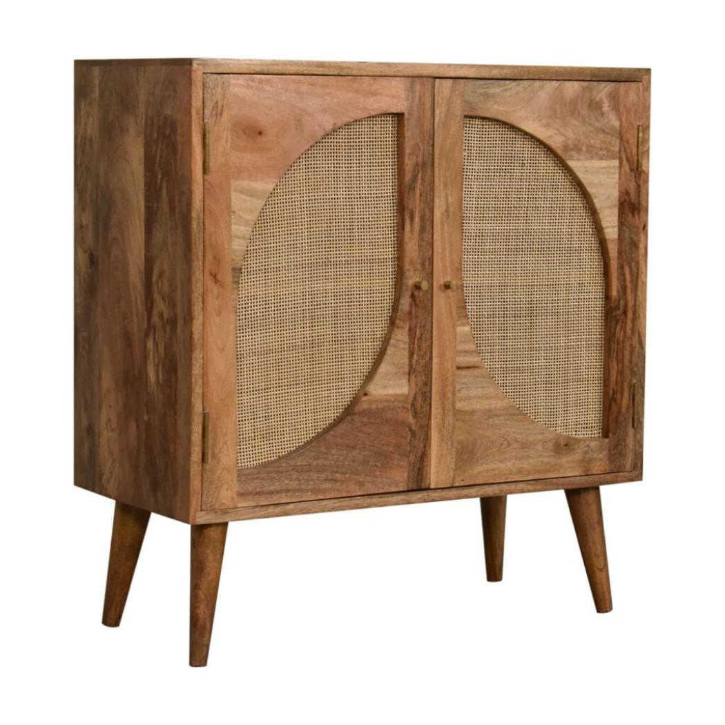 Close-Knit Leaf Cabinet | Botanical Pattern | Decorative Storage