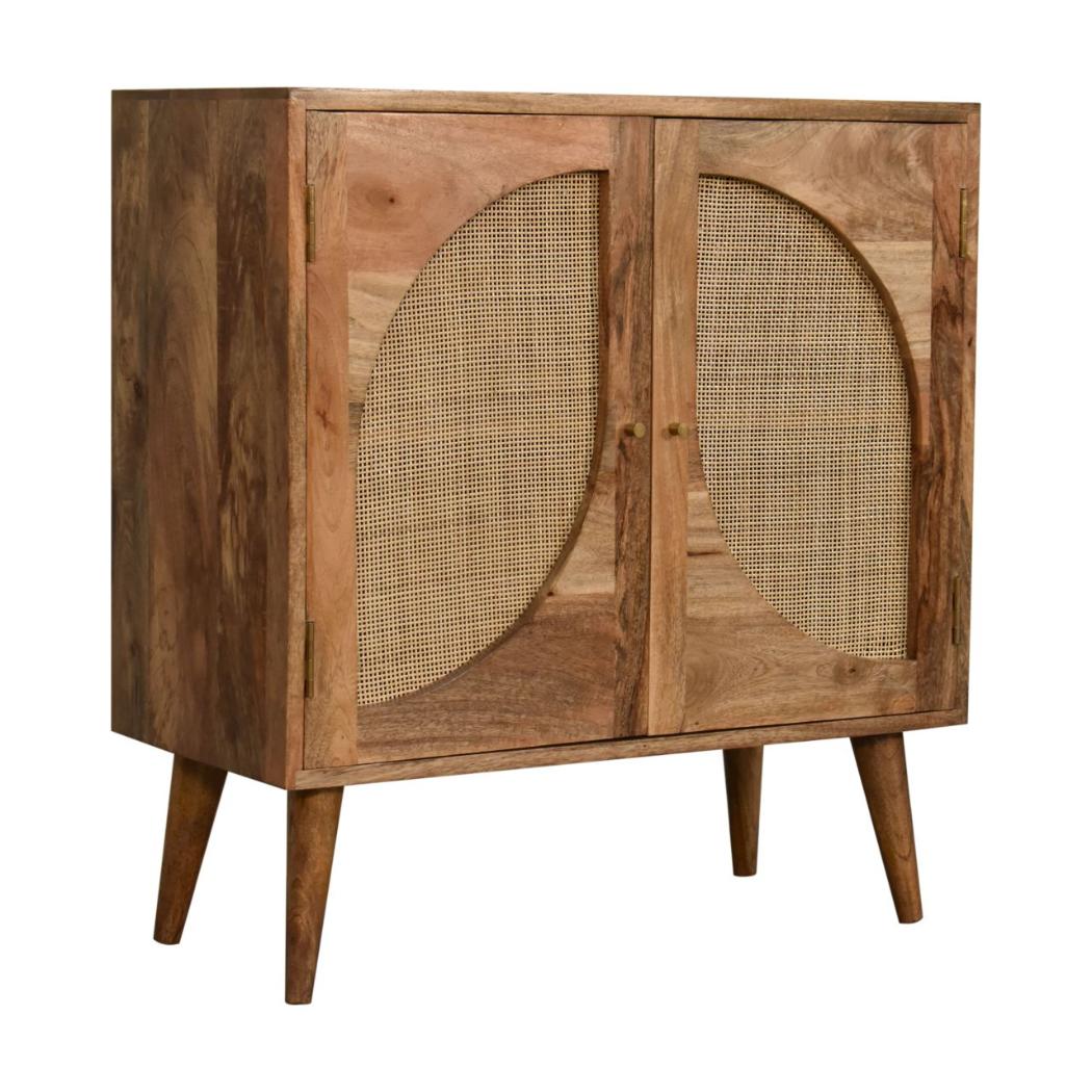 Close-Knit Leaf Cabinet | Botanical Pattern | Decorative Storage