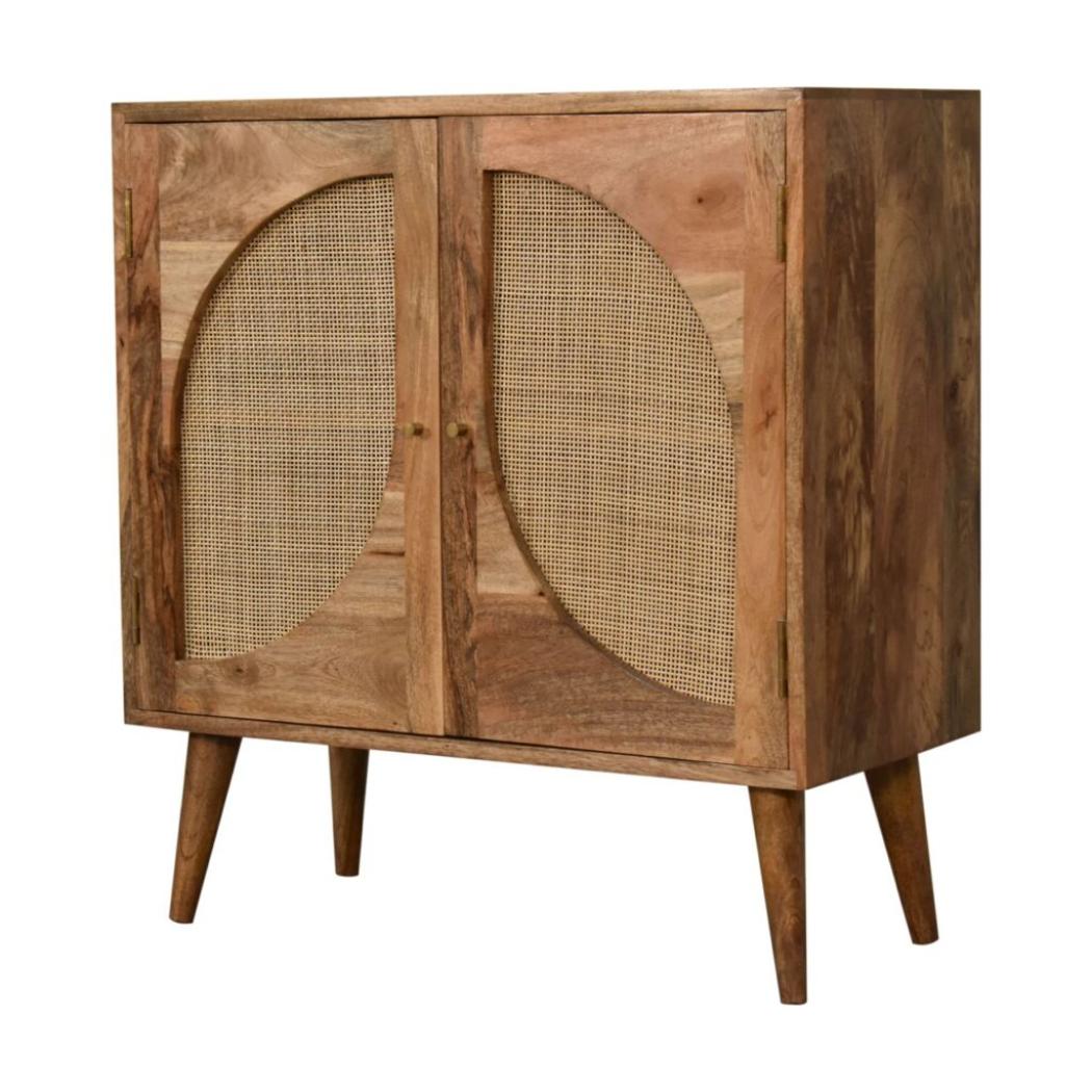 Close-Knit Leaf Cabinet | Botanical Pattern | Decorative Storage
