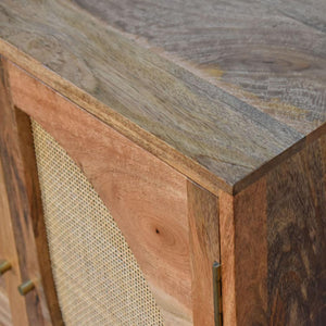 Close-Knit Leaf Cabinet | Botanical Pattern | Decorative Storage