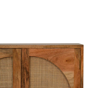 Close-Knit Leaf Cabinet | Botanical Pattern | Decorative Storage