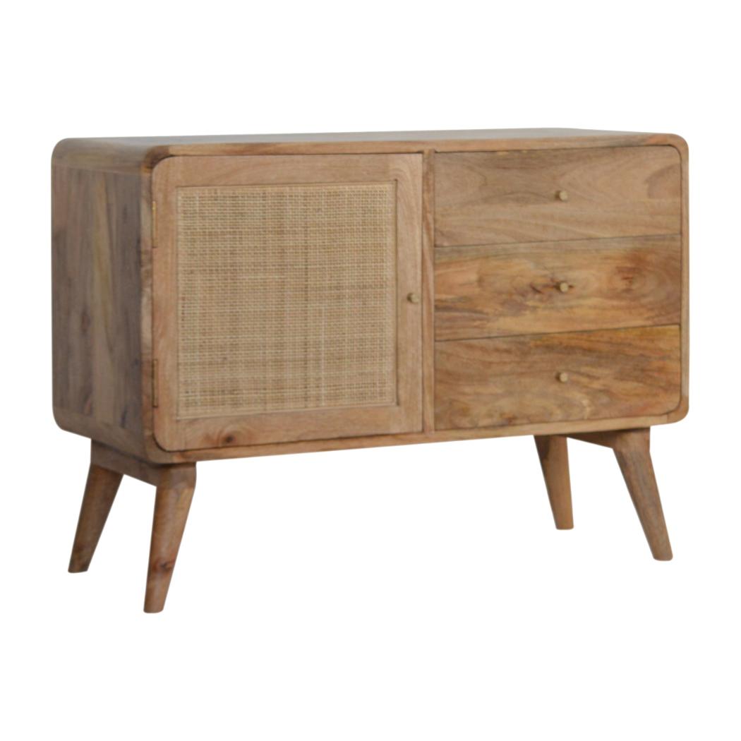 Close-Knit Sideboard | Textured Front | Contemporary Storage Cabinet